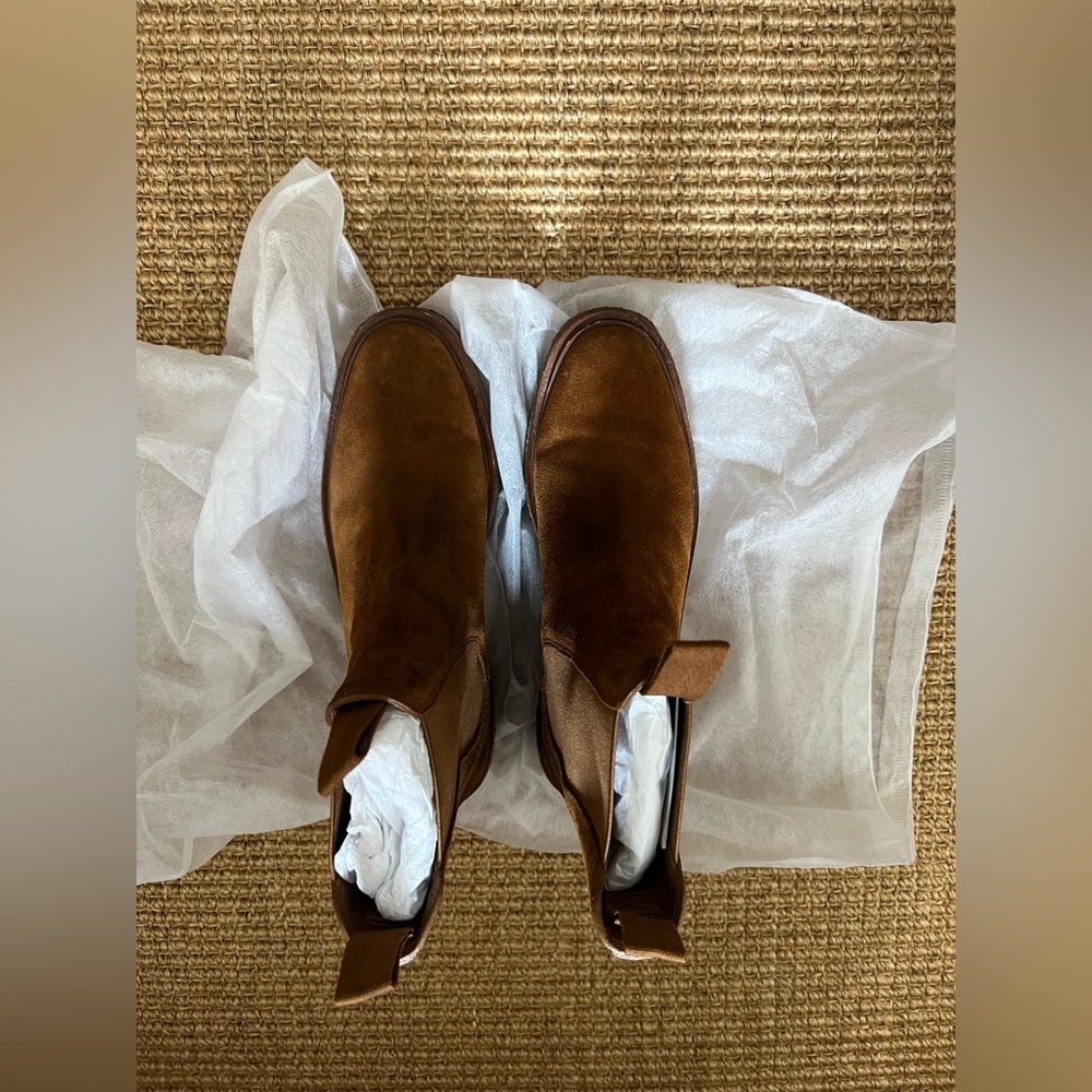 Loeffler Randall Tan Suede Heeled Boots